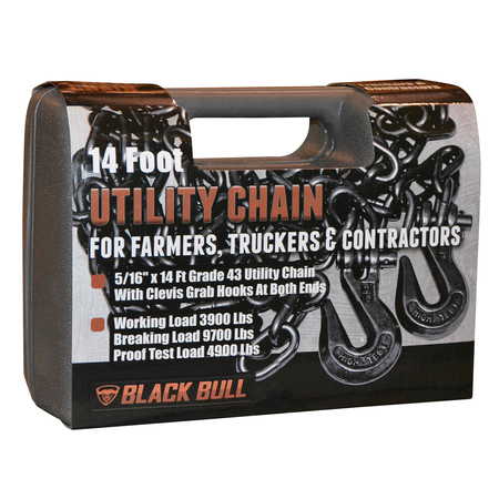 BLACK BULL Utility Chain, 14 Ft. TOW14